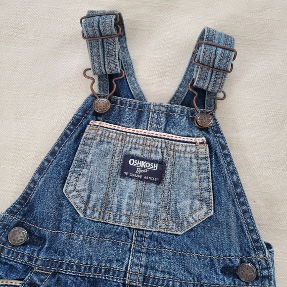 Oshkosh denim overalls 6 months - Picture 2 of 5